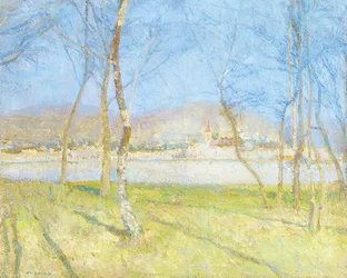 By the River in Spring
